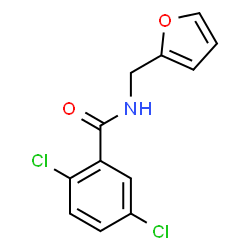 ChemSpider 2D Image | 2,5-Dichloro-N-(2-furylmethyl)benzamide | C12H9Cl2NO2