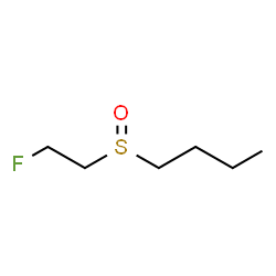 ChemSpider 2D Image | 1-[(2-Fluoroethyl)sulfinyl]butane | C6H13FOS