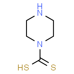 ChemSpider 2D Image | 1-Piperazinecarbodithioic acid | C5H10N2S2