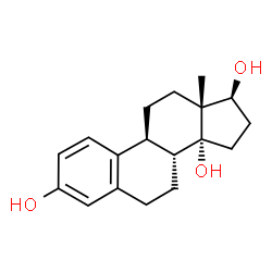 ChemSpider 2D Image | (17beta)-Estra-1,3,5(10)-triene-3,14,17-triol | C18H24O3
