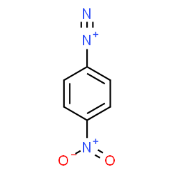 ChemSpider 2D Image | 4-nitrophenyldiazonium | C6H4N3O2