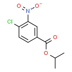 ChemSpider 2D Image | Isopropyl 4-chloro-3-nitrobenzoate | C10H10ClNO4