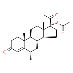 ChemSpider 2D Image | Medroxyprogesterone 17-acetate | C24H34O4