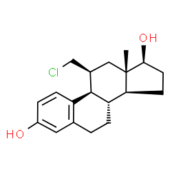 ChemSpider 2D Image | 11beta-Chloromethylestradiol | C19H25ClO2