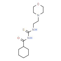ChemSpider 2D Image | N-{[2-(4-Morpholinyl)ethyl]carbamothioyl}cyclohexanecarboxamide | C14H25N3O2S