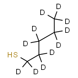 ChemSpider 2D Image | 1-(~2~H_11_)Pentanethiol | C5HD11S