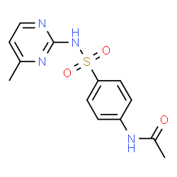 ChemSpider 2D Image | N4-Acetylsulfamerazine | C13H14N4O3S