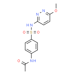 ChemSpider 2D Image | Acetylsulfamethoxypyridazine | C13H14N4O4S