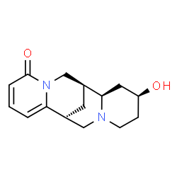 ChemSpider 2D Image | (4beta)-4-Hydroxy-11,12,13,14-tetradehydrospartein-15-one | C15H20N2O2