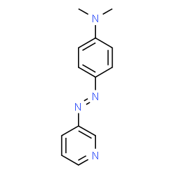 ChemSpider 2D Image | 3-(4-(DIMETHYLAMINO)PHENYLAZO)PYRIDINE | C13H14N4