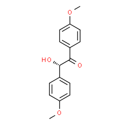 ChemSpider 2D Image | (2S)-2-Hydroxy-1,2-bis(4-methoxyphenyl)ethanone | C16H16O4
