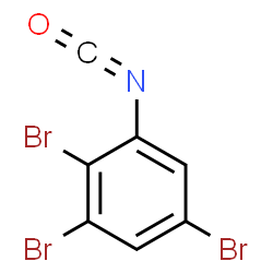 ChemSpider 2D Image | 1,2,5-Tribromo-3-isocyanatobenzene | C7H2Br3NO