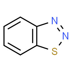 ChemSpider 2D Image | 1,2,3-Benzothiadiazole | C6H4N2S