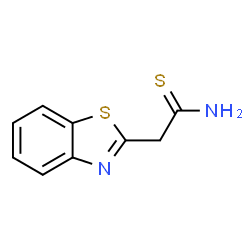 ChemSpider 2D Image | 2-(1,3-Benzothiazol-2-yl)ethanethioamide | C9H8N2S2