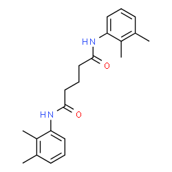 ChemSpider 2D Image | N,N'-Bis(2,3-dimethylphenyl)pentanediamide | C21H26N2O2
