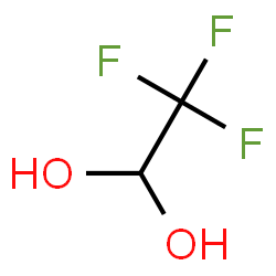 ChemSpider 2D Image | 2,2,2-trifluoroethanediol | C2H3F3O2