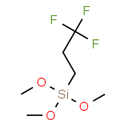 ChemSpider 2D Image | 3,3,3-trifluoropropyltrimethoxysilane | C6H13F3O3Si