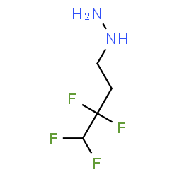 ChemSpider 2D Image | (3,3,4,4-Tetrafluorobutyl)hydrazine | C4H8F4N2