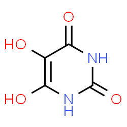 ChemSpider 2D Image | 5,6-Dihydroxyuracil | C4H4N2O4