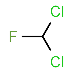 ChemSpider 2D Image | Dichlorofluoromethane | CHCl2F