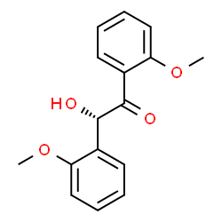 ChemSpider 2D Image | (2S)-2-Hydroxy-1,2-bis(2-methoxyphenyl)ethanone | C16H16O4