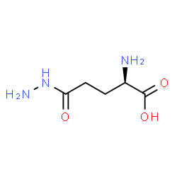 ChemSpider 2D Image | (2R)-2-Amino-5-hydrazino-5-oxopentanoic acid (non-preferred name) | C5H11N3O3