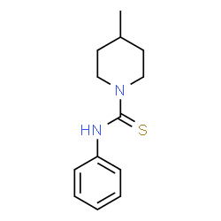 ChemSpider 2D Image | 4-Methyl-N-phenyl-1-piperidinecarbothioamide | C13H18N2S
