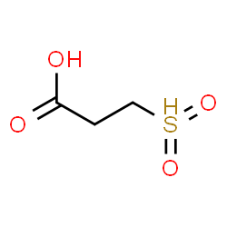 ChemSpider 2D Image | 3-(dioxo-$l^{5}-sulfanyl)propanoic acid | C3H5O4S
