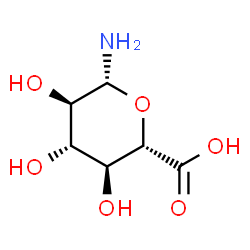 ChemSpider 2D Image | beta-D-Glucopyranuronosylamine | C6H11NO6