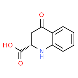 ChemSpider 2D Image | (2S)-4-Oxo-1,2,3,4-tetrahydro-2-quinolinecarboxylic acid | C10H9NO3