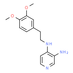ChemSpider 2D Image | N4-[2-(3,4-Dimethoxyphenyl)ethyl]-3,4-pyridinediamine | C15H19N3O2
