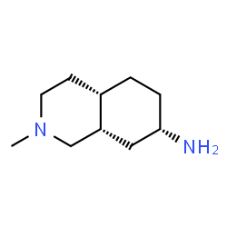ChemSpider 2D Image | (4aS,7S,8aS)-2-Methyldecahydro-7-isoquinolinamine | C10H20N2