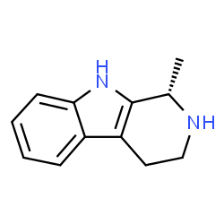 ChemSpider 2D Image | (1S)-1-Methyl-2,3,4,9-tetrahydro-1H-beta-carboline | C12H14N2