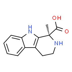 ChemSpider 2D Image | (1S)-1-Methyl-2,3,4,9-tetrahydro-1H-beta-carboline-1-carboxylic acid | C13H14N2O2