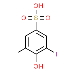 ChemSpider 2D Image | sozoiodolic acid | C6H4I2O4S