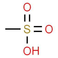 ChemSpider 2D Image | Methanesulfonic acid | CH4O3S