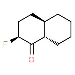 ChemSpider 2D Image | (2S,4aR,8aS)-2-Fluorooctahydro-1(2H)-naphthalenone | C10H15FO