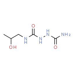 ChemSpider 2D Image | N-(2-Hydroxypropyl)-1,2-hydrazinedicarboxamide | C5H12N4O3