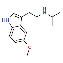 ChemSpider 2D Image | Isopropyl[2-(5-methoxy-1H-indol-3-yl)ethyl]amine | C14H20N2O