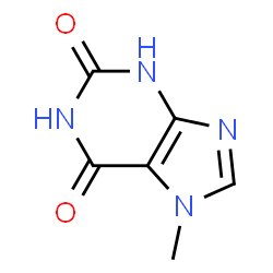 ChemSpider 2D Image | Heteroxanthine | C6H6N4O2