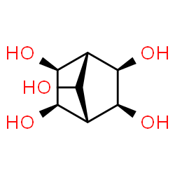 ChemSpider 2D Image | (1R,2R,3S,4S,5R,6S,7s)-Bicyclo[2.2.1]heptane-2,3,5,6,7-pentol | C7H12O5