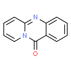 ChemSpider 2D Image | 11H-Pyrido[2,1-b]quinazolin-11-one | C12H8N2O