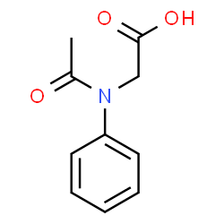 ChemSpider 2D Image | N-Acetyl-N-phenylglycine | C10H11NO3