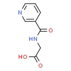 ChemSpider 2D Image | Nicotinuric acid | C8H8N2O3