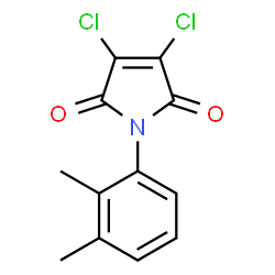 ChemSpider 2D Image | 3,4-Dichloro-1-(2,3-dimethylphenyl)-1H-pyrrole-2,5-dione | C12H9Cl2NO2