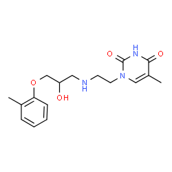ChemSpider 2D Image | Primidolol | C17H23N3O4