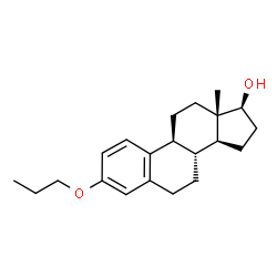 ChemSpider 2D Image | Estradiol 3-propyl ether | C21H30O2