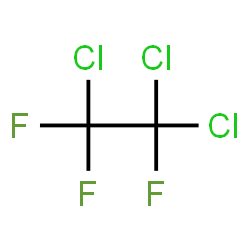 ChemSpider 2D Image | 1,1,2-Trichloro-1,2,2-trifluoroethane | C2Cl3F3
