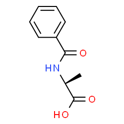ChemSpider 2D Image | N-benzoyl-L-alanine | C10H11NO3