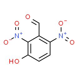 ChemSpider 2D Image | 3-Hydroxy-2,6-dinitrobenzaldehyde | C7H4N2O6